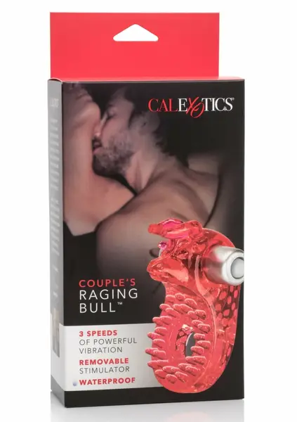 Couples Raging Bull Intimate Ring with 3-Speed Waterproof Bullet