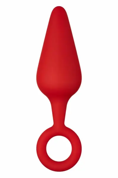 FORTO F-10 Silicone Plug Large Red with Pull Ring - Premium Flexible Design