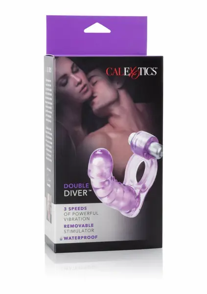 California Exotic Double Diver Flexible Intimate Enhancer Blue