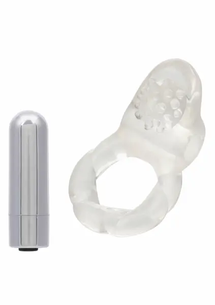 Nubby Lovers Delight Vibrating Couples Enhancer, USB Rechargeable, Waterproof