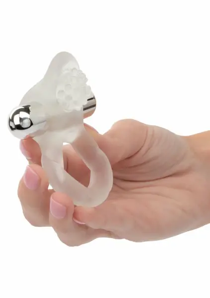 Nubby Lovers Delight Vibrating Couples Enhancer, USB Rechargeable, Waterproof