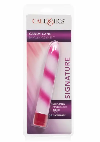 Candy Cane Massager Multi-Speed Waterproof 6” Vibrating Device