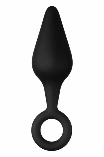 FORTO F-10 Silicone Plug with Pull Ring Small Black Premium Flexible