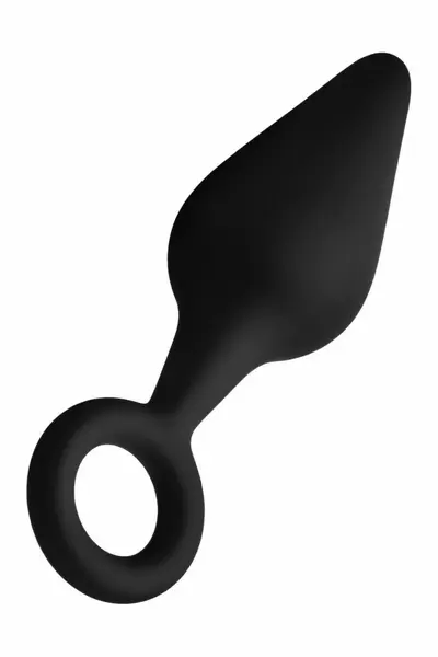 FORTO F-10 Silicone Plug with Pull Ring Small Black Premium Flexible