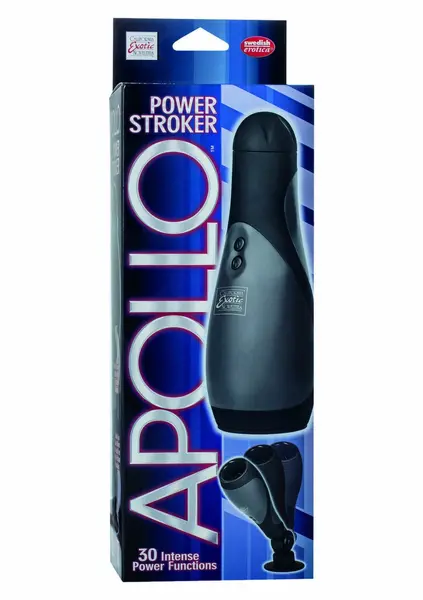 Apollo Power Stroker Intimate Machine with 30 Vibration Modes Blue