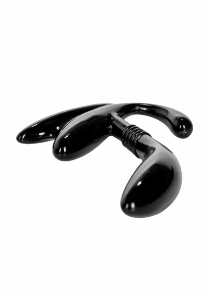 Apollo Curved Prostate Probe Flexible Intimate Massager Black