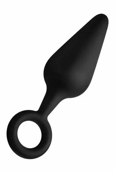 FORTO F-10 Silicone Plug Large Black with Pull Ring - Premium Flexible Design