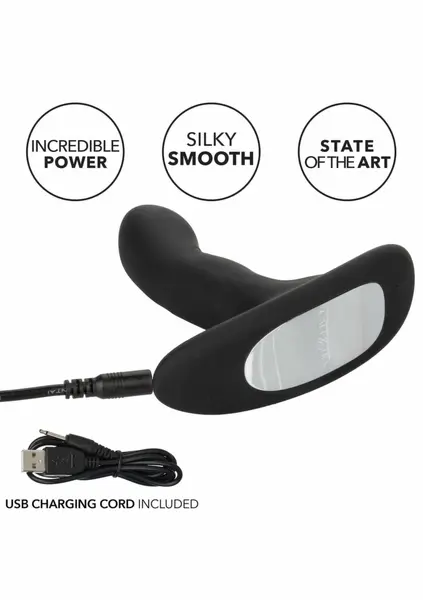CalExotics Eclipse Rocking Probe Silicone Intimate Machine Black