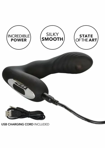 Eclipse Roller Ball Probe Silicone Wireless Intimate Massager Black