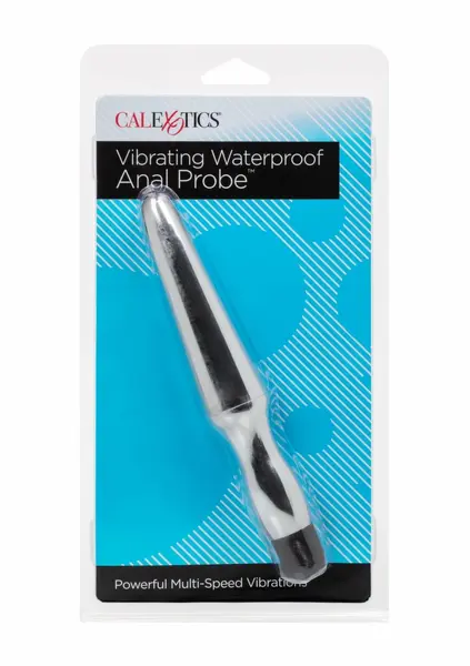 Waterproof Anal Probe Model 6.5” Silver-Plated Multi-Speed System