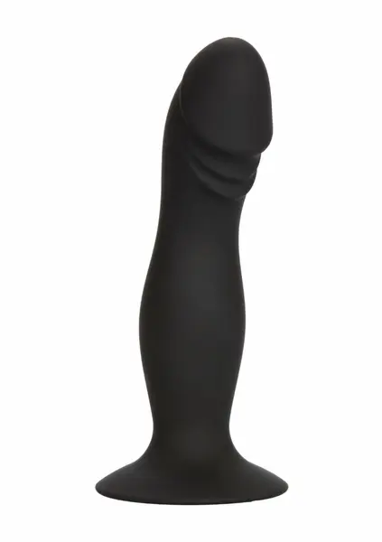 CalExotics Silicone Anal Stud Intimate Plug with Suction Cup Black