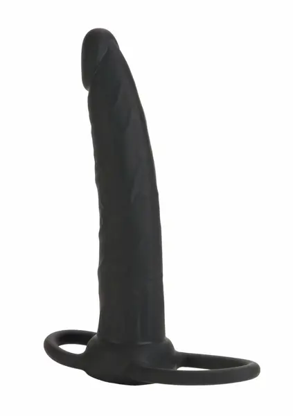 California Exotic Silicone Double Rider Black Flexible System