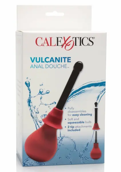 CalExotics Vulcanite Anal Douche Compact Hygiene System 7.5 oz