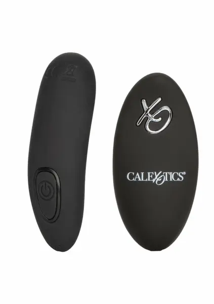 CalExotics Remote Control Lace Thong Set - Wireless Vibrating Panty, Black