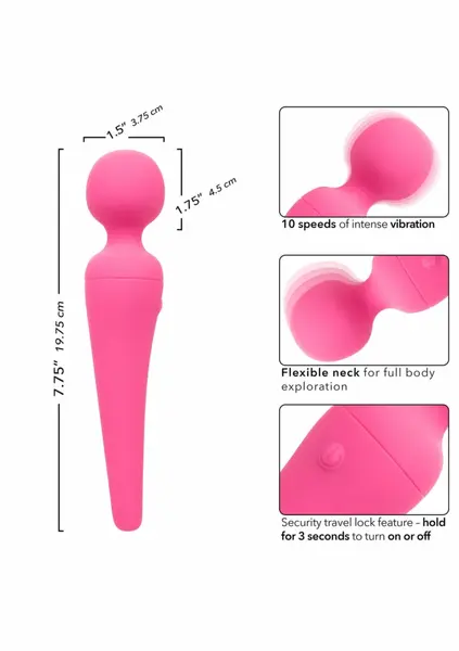 Couture Collection Body Wand Flexible Multi-Speed Massager 10 Modes