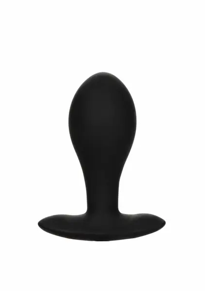 CalExotics Large Weighted Inflatable Plug Silicone System 3.25” Black