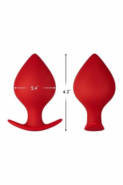 FORTO F-63 Rattler Spade Large Red Premium Silicone Plug