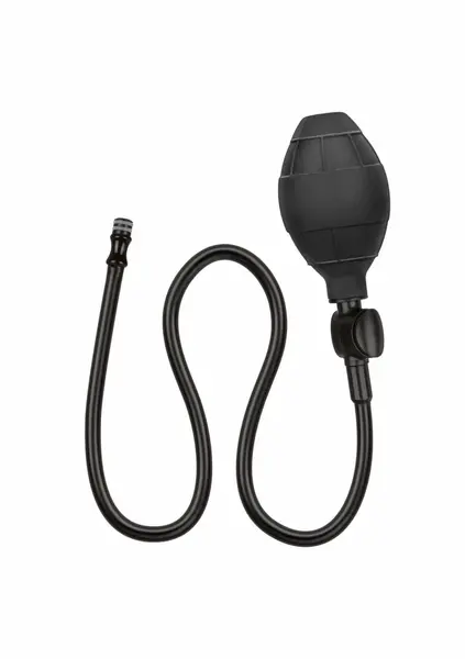 CalExotics Silicone Inflatable Plug Weighted Flexible 3” Black