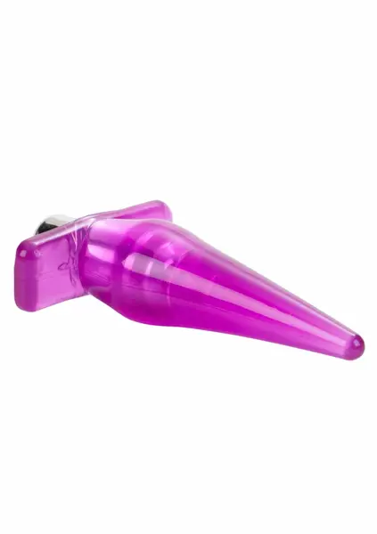 Mini Vibro Tease прозрачен анален разширител с мини вибратор, 10,2 см