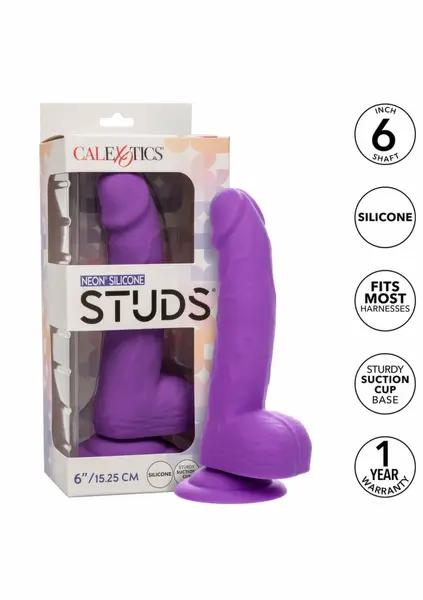 Neon Silicone Studs 6