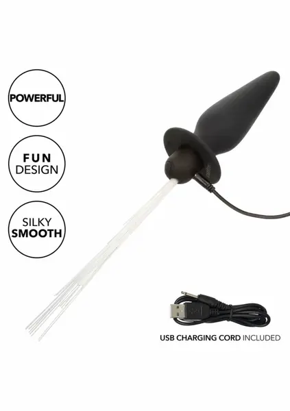 CalExotics Southern Lights Vibrating Light Up Anal Probe Silicone USB