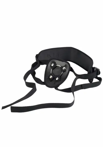 Power Support Harness Adjustable PU System Universal Ring Black