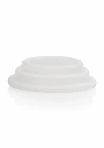 CalExotics Silicone Support Rings Set of 3 Flexible Sizes Black