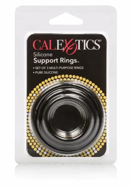 CalExotics Silicone Support Rings Set of 3 - Flexible Silicone Rings