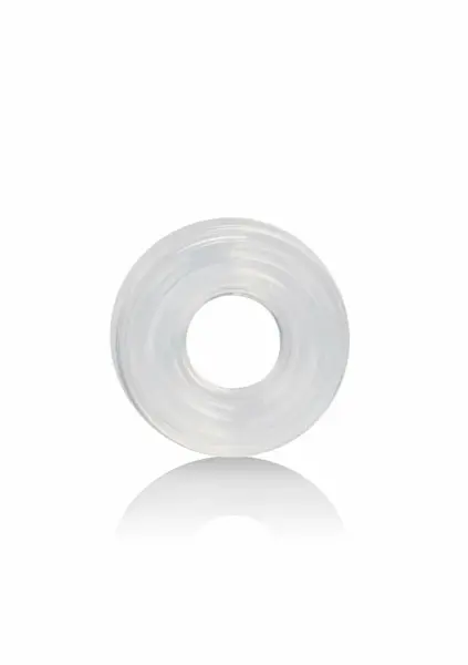 Premium Silicone Ring Set 3-Pack Transparent - Adjustable Sizes