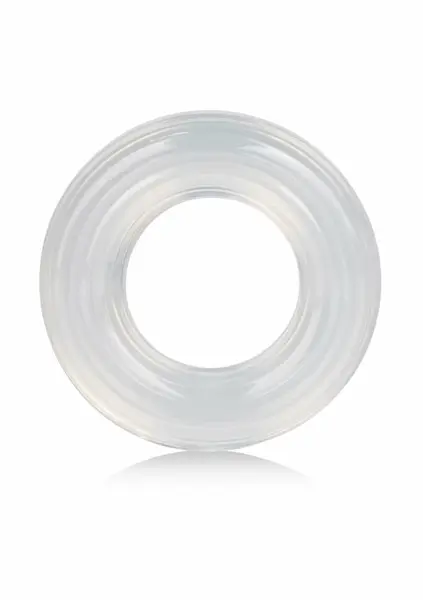 Premium Silicone Ring Set 3-Pack Transparent - Adjustable Sizes