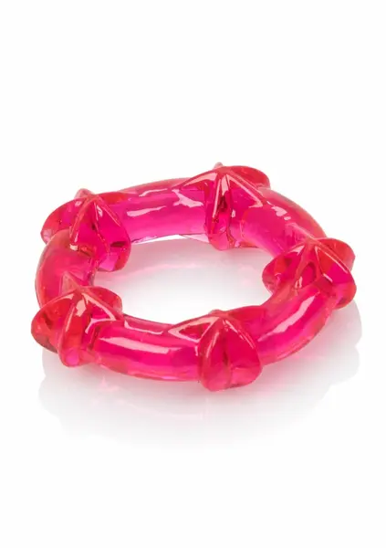 Magic C-Rings 3-Piece Set - Stretchy TPR Rings with Textured Surface