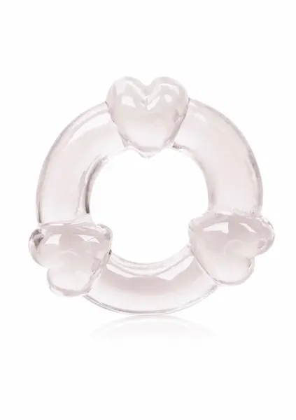 Magic C-Rings Set 3pcs TPR Stretchy Rings with Textured Surface