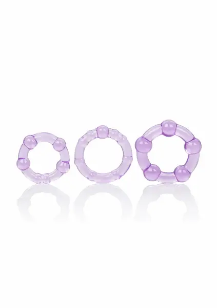 Island Rings Set - 3-Piece TPR Anatomical Support Rings, Assorted Sizes