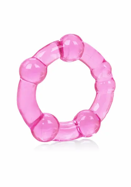 Island Rings комплект еластични релефни пръстени за пенис, 3 размера – модел 2