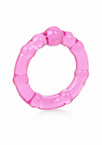 Island Rings комплект еластични релефни пръстени за пенис, 3 размера – модел 2