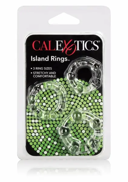 Island Rings Set - 3 Sizes, Textured TPR, Flexible Support Rings