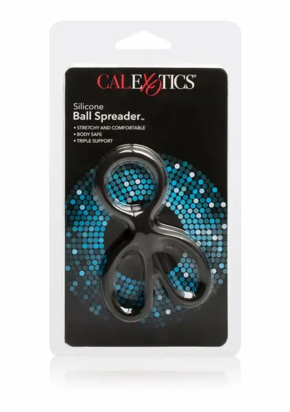 CalExotics Silicone Ball Spreader Triple Support Ring Black
