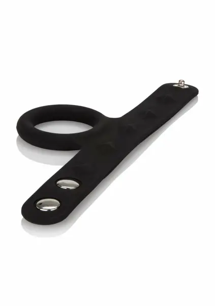 CalExotics 3-Snap Scrotum Ring Medium Adjustable Silicone System