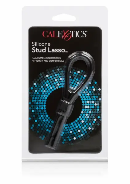 CalExotics Silicone Stud Lasso Adjustable Support Ring Black