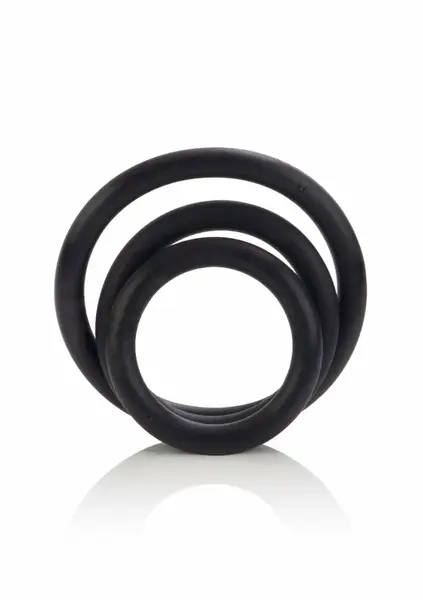 Rubber Ring 3 Piece Set - Flexible Silicone Support Rings, 3 Sizes
