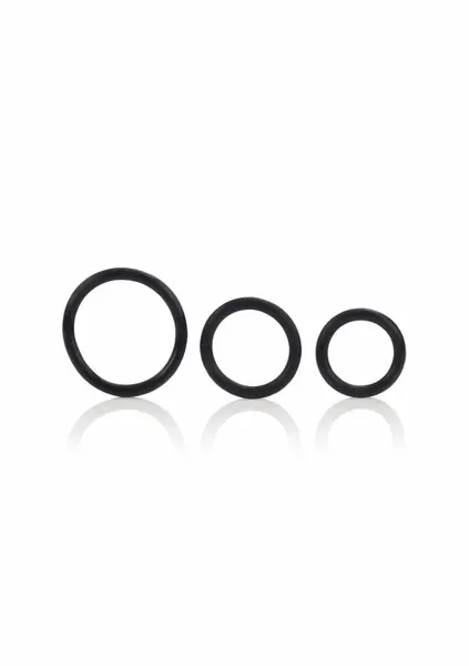 Rubber Ring 3 Piece Set - Flexible Silicone Support Rings, 3 Sizes