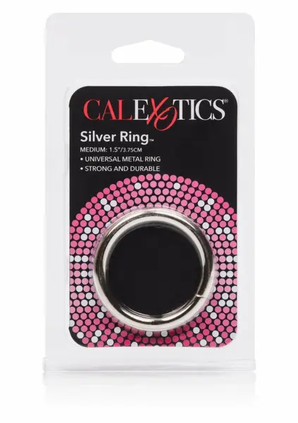 California Exotic Silver Ring Medium Steel Intimate Support 45mm