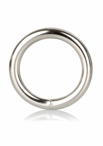 Silver Ring Small Steel Enhancer by Silver - Polished Finish, Compact Size
