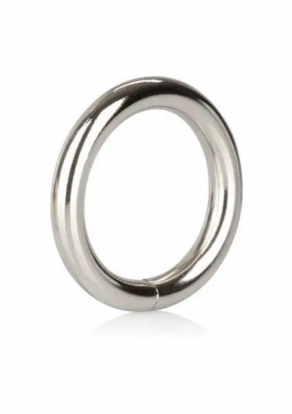 Silver Ring Small Steel Enhancer by Silver - Polished Finish, Compact Size