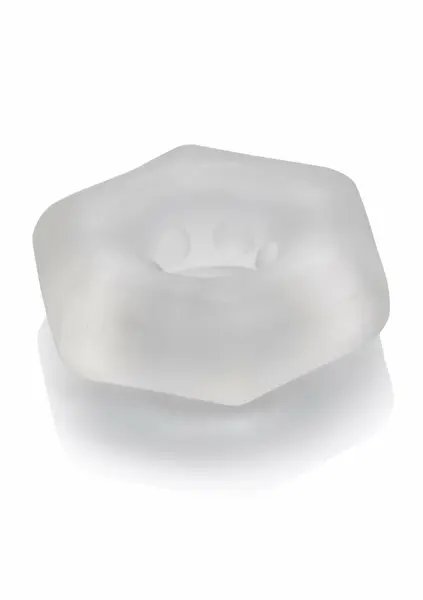 Sexagon Enhancer шестоъгълен гъвкав прозрачен пръстен за пенис
