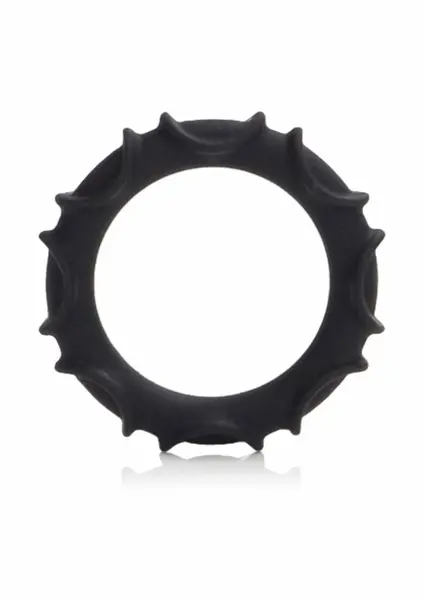Adonis Atlas Silicone Ring - Flexible Comfort System, Red/Black