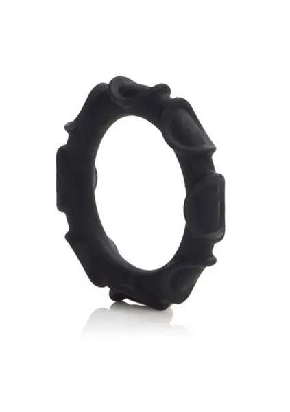 Adonis Atlas Silicone Ring - Flexible Comfort System, Red/Black