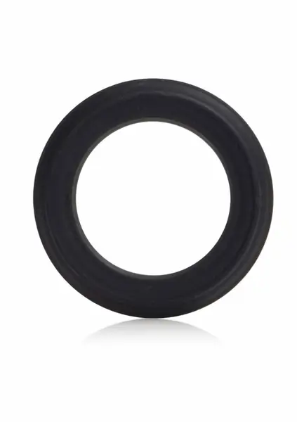 Adonis Caesar Silicone Ring - Flexible Support, Black, Universal Size