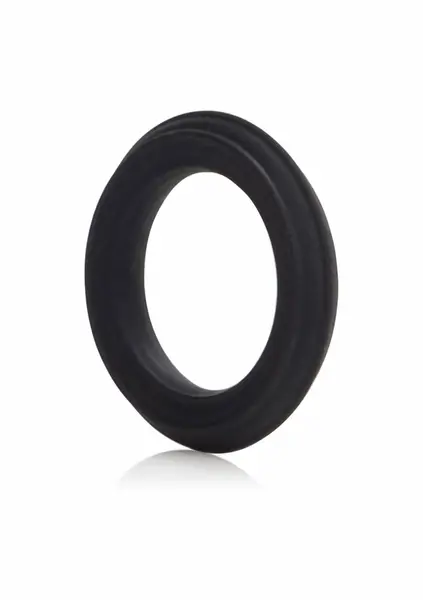 Adonis Caesar Silicone Ring - Flexible Support, Black, Universal Size