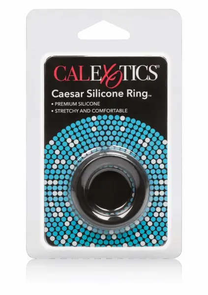 Adonis Caesar Silicone Ring - Flexible Support, Black, Universal Size